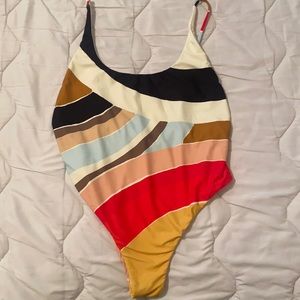 BillaBong Sungazer one piece bathing suit, Size Large